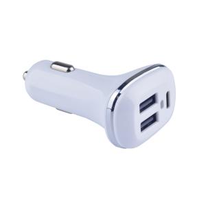 Wholesale 4.8A multi USB car charging type-C vehicle charging mobile phone charger from china suppliers