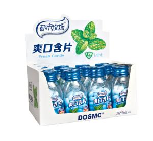 Wholesale OEM Available Super Cool Mint Candy Vitamin C Sugar Free Mints Packed In 20g Plastic Bottle from china suppliers