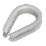 0.5 Inch 13mm Low Carbon Mild Steel Cable Thimble