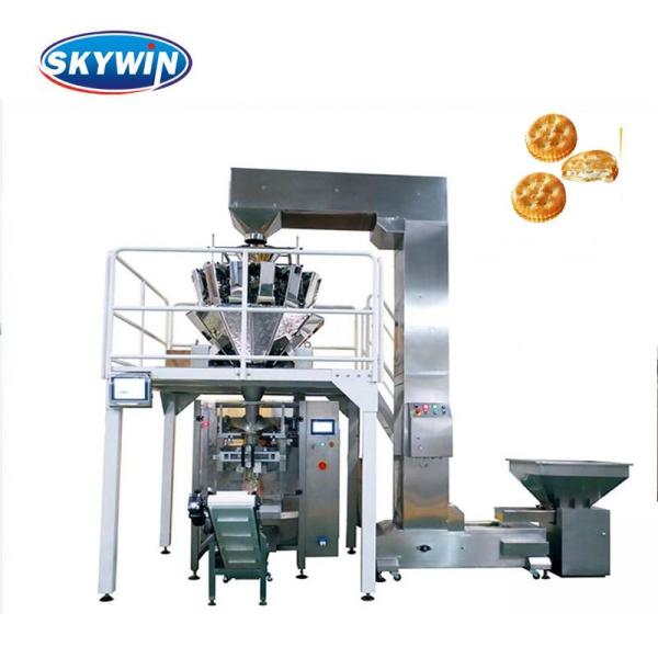 80bags/min 304 Stainless Steel Vertical Packing Machine Biscuit Packaging