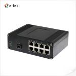 LED Screen Fiber Converter with 1x10G SFP+ Fiber Port + 8 x 10/100/1000M