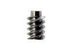 CNC Machining Steel Worm Gear 3 Lead M1.5 C1144 21.6mm Outside Diameter