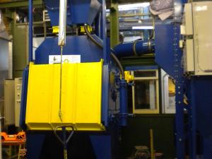 Wholesale Rubber Tumble Belt Shot Blast Cleaning Equipment For Rust Cleaning from china suppliers
