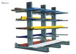 Supermarket Cantilever Pallet Rack Shelving Powder Coated Surface Easy
