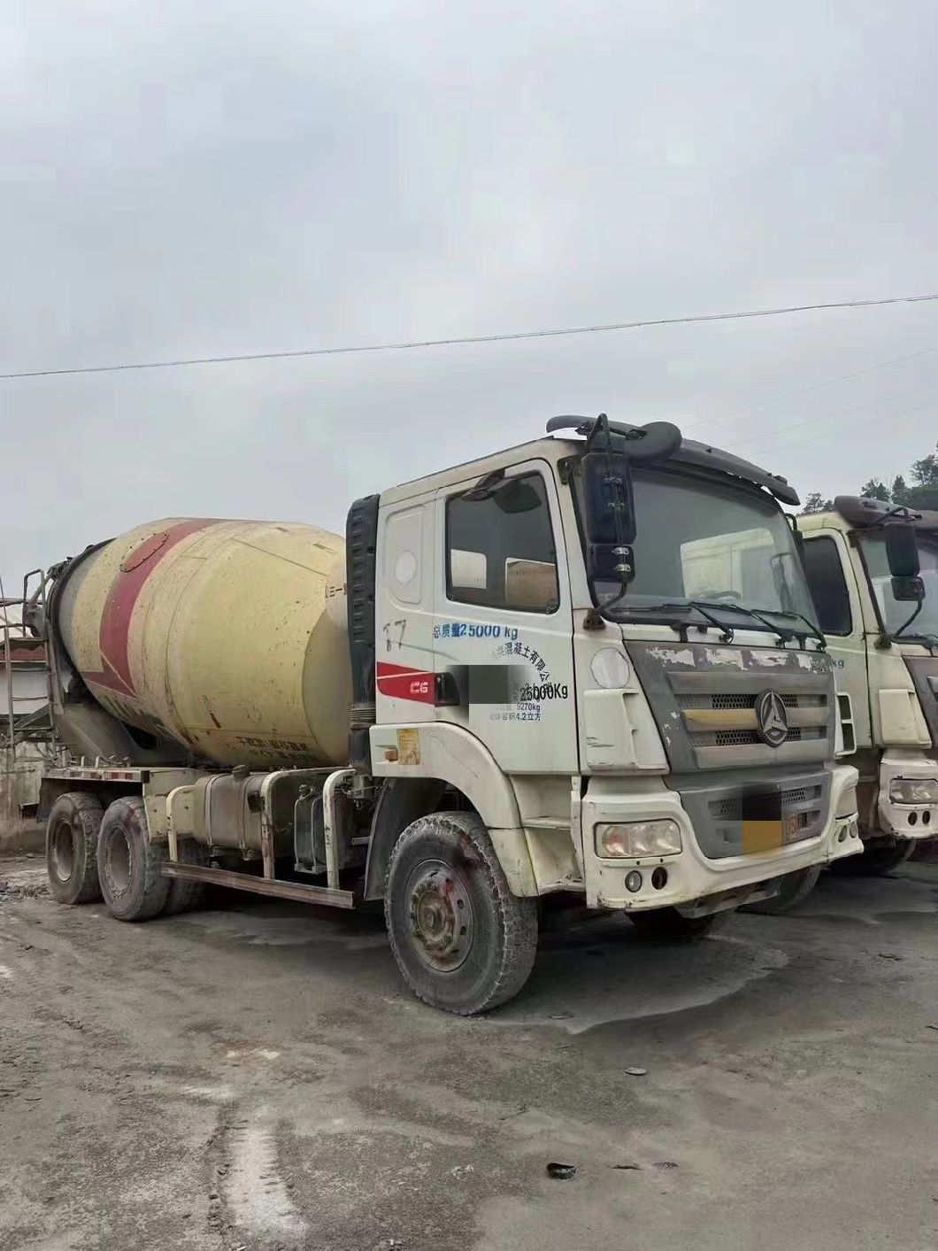 2015 Sy Concrete Mixer Truck 12cbm Concrete Mixing Plant Concrete Batching Plant