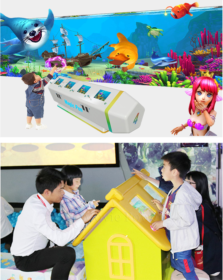 AR MR Business Interactive Projector Wall Game Kids Education 3D Video Game Equipment