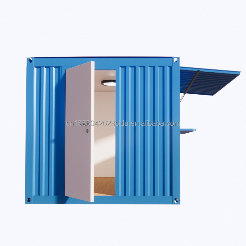 10ft Fast Food Mini Mobile Container Coffee Bar Houses Modern Design Outdoor Modified Shipping Container Cafe Shops Pop-up Shop
