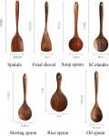 7pcs Acacia Teak Wood Cooking Utensils Wooden Spoon And Fork Set