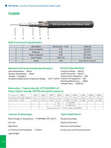 Wholesale TLA Series Low loss phase &amp;AmPlitude Stable cable from china suppliers