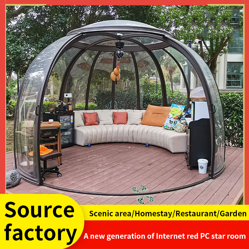 Mobile Restaurant Scenic area Guest House outdoor transparent sun room