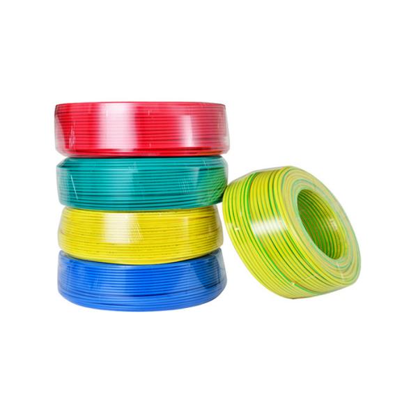 Plain Circular Solid Copper Conductor Electrical Cable Wire Pvc Insulation