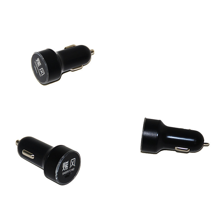 Custom 2in1Mini Phone Mobile Charger Type C Portable Car Charger