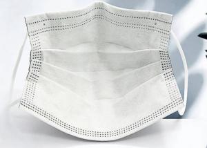 Wholesale 17.5*9.5cm Disposable Medical Mask , Disposable Earloop Face Mask Easy Carrying from china suppliers