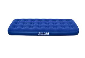 Wholesale Single Flocked Air Bed Inflatable mattress flocked top PVC sides and bottom Sturdy vinyl construction from china suppliers