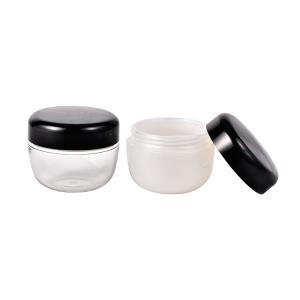 Wholesale Screw Black Cap 50ml Face Cream Moisturizer Glass Jar 100g from china suppliers