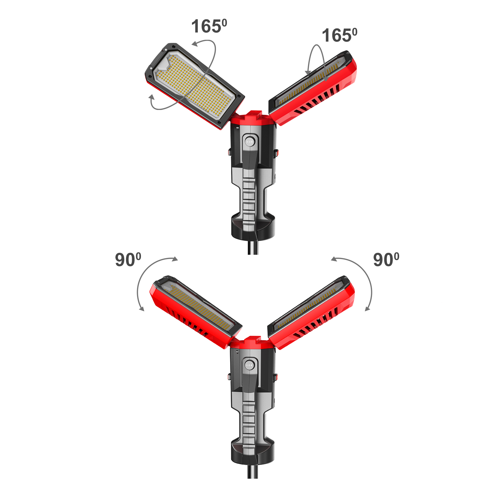 3000K 4000K Outdoor Working Light 10000LM Rechargeable Tripod Work Light