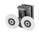OEM Heavy Duty Shower Door Rollers / Glass Sliding Door Roller With Bearing
