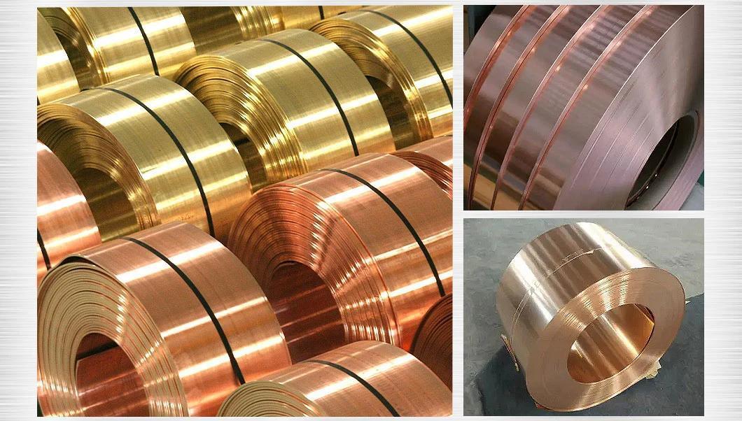 High Quality ASTM 1mm 2mm C1100 C2680 C19010 Alloy Brass Coil/Copper Strip
