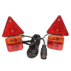Wholesale Plastic Trailer Identification Lights With Reflector Magnet Cable IATF16949 from china suppliers