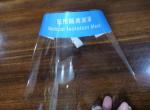 Medical lsolation mask Transparent medical isolation mask against splash