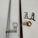 Anodizing Carving 6.3 Metres 26mm Bedroom Curtain Rods