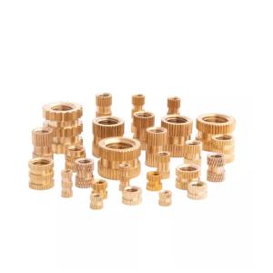 Wholesale OEM ODM CNC Metal Machining Parts Brass Hot Melt Insert Nuts Lead Free from china suppliers