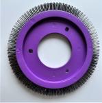 Stenter Machine Parts LK Finishing Machine Brush Wheel Purple Plastic Body