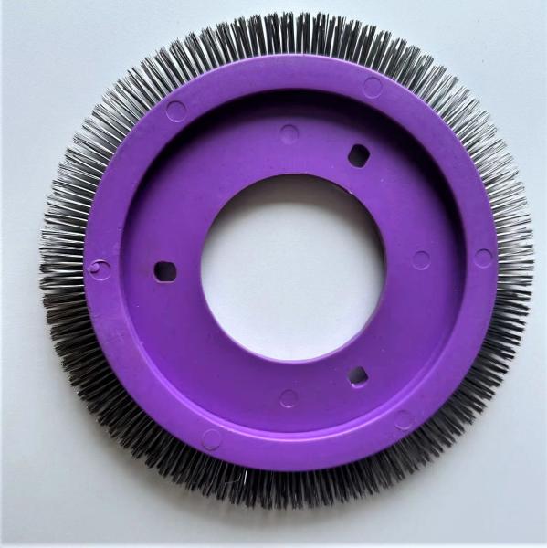 Stenter Machine Parts LK Finishing Machine Brush Wheel Purple Plastic Body