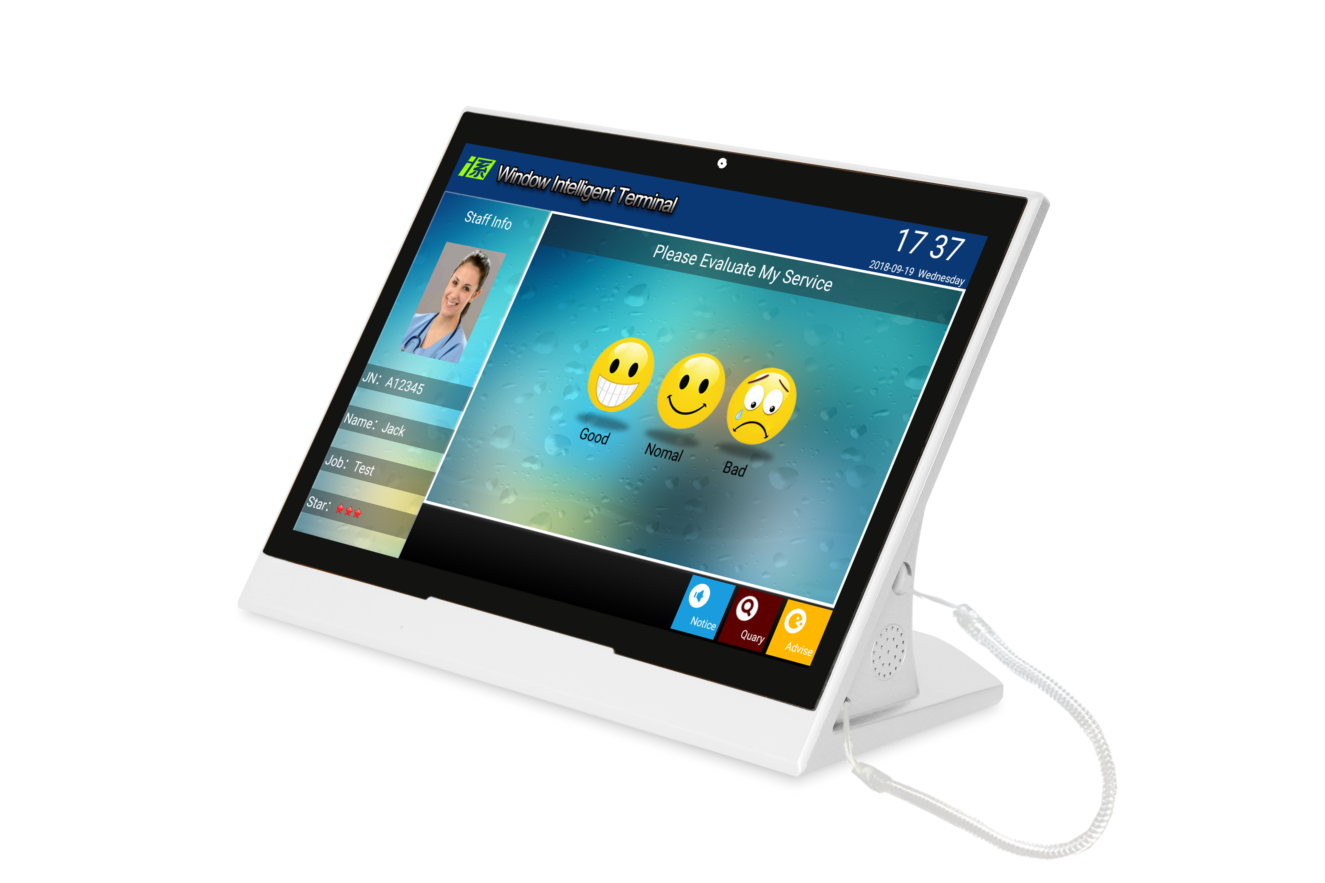 10 inch Touch Screen Android Tablet for Customer Feedback and Survey System