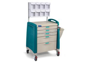 Wholesale ABS Material Five Drawers Anesthesia Cart from china suppliers