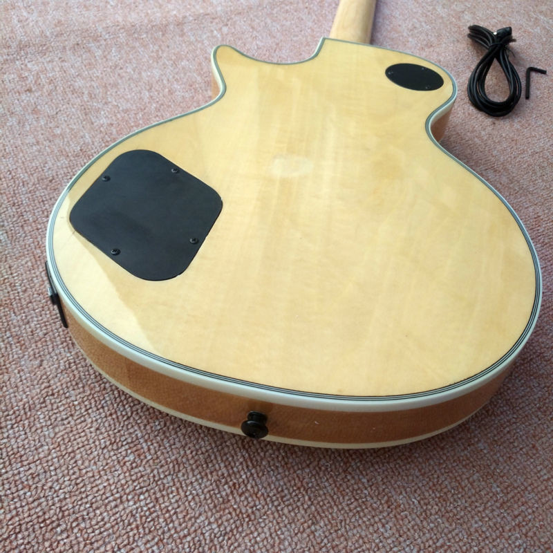 Custom Shop Wooden Solid spalted tree wood Electric Guitar Top Musical instruments