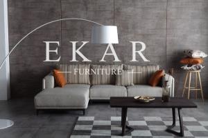 Wholesale Creative Suede Leisure Sofa Corner Reclining Loveseat Sofa 682 from china suppliers