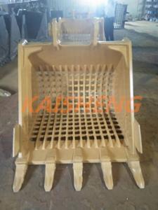 Wholesale Yellow Skeleton Bucket For Excavator , 1.6 Ton Ditching Bucket For Excavator from china suppliers