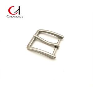 Wholesale Zinc Alloy Nickel Simple Belt Buckles , Matte Solid Silver Belt Buckle from china suppliers