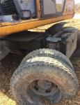 used hyundai wheel excavator 130w-5/130-5/130 korea wheel excavator with low