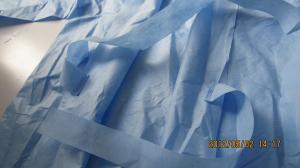 Wholesale Non Absorbent Disposable Lab Gown , Disposable Medical Scrubs SMS Material from china suppliers