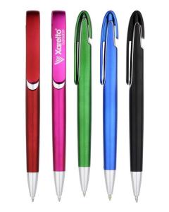 Wholesale twist mechanism promotional pen in metallic color from china factory from china suppliers