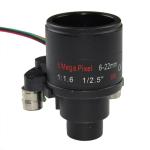 5MP Motor Vari-focal Lenses, 6-22mm surveillance lens, high resolution cctv lens