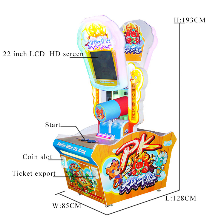 Battle OX King Ticket Redemption Pat Game Equipment
