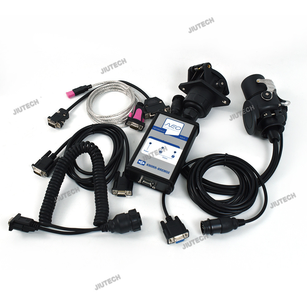 For KNORR Diagnostic Kit NEO UDIF Knorr Interface with software Truck trailer brake Diagnostic Tool+CF53 laptop