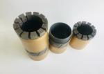 H / WL W - Profile Diamond Impregnated Drill Bit Wire Line Tools High Efficieney