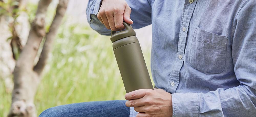 350ml/500ml Thermos Water Bottle Popular Simple Vacuum Flask Outdoor Sports Water Bottle