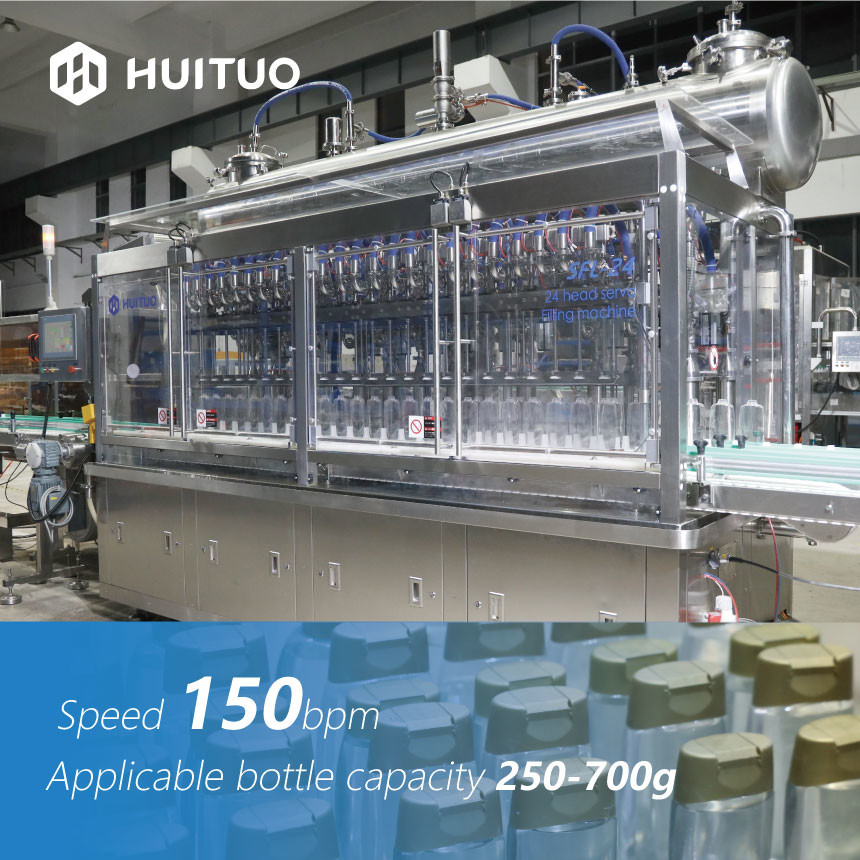 Automatic Linear Piston Volumetric Bottle Liquid Honey Syrup Filling Machine Filler