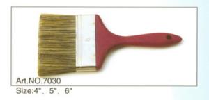 Wholesale High quality plastic handle pure bristle Mixed tapered filament paint brush No.7030 from china suppliers