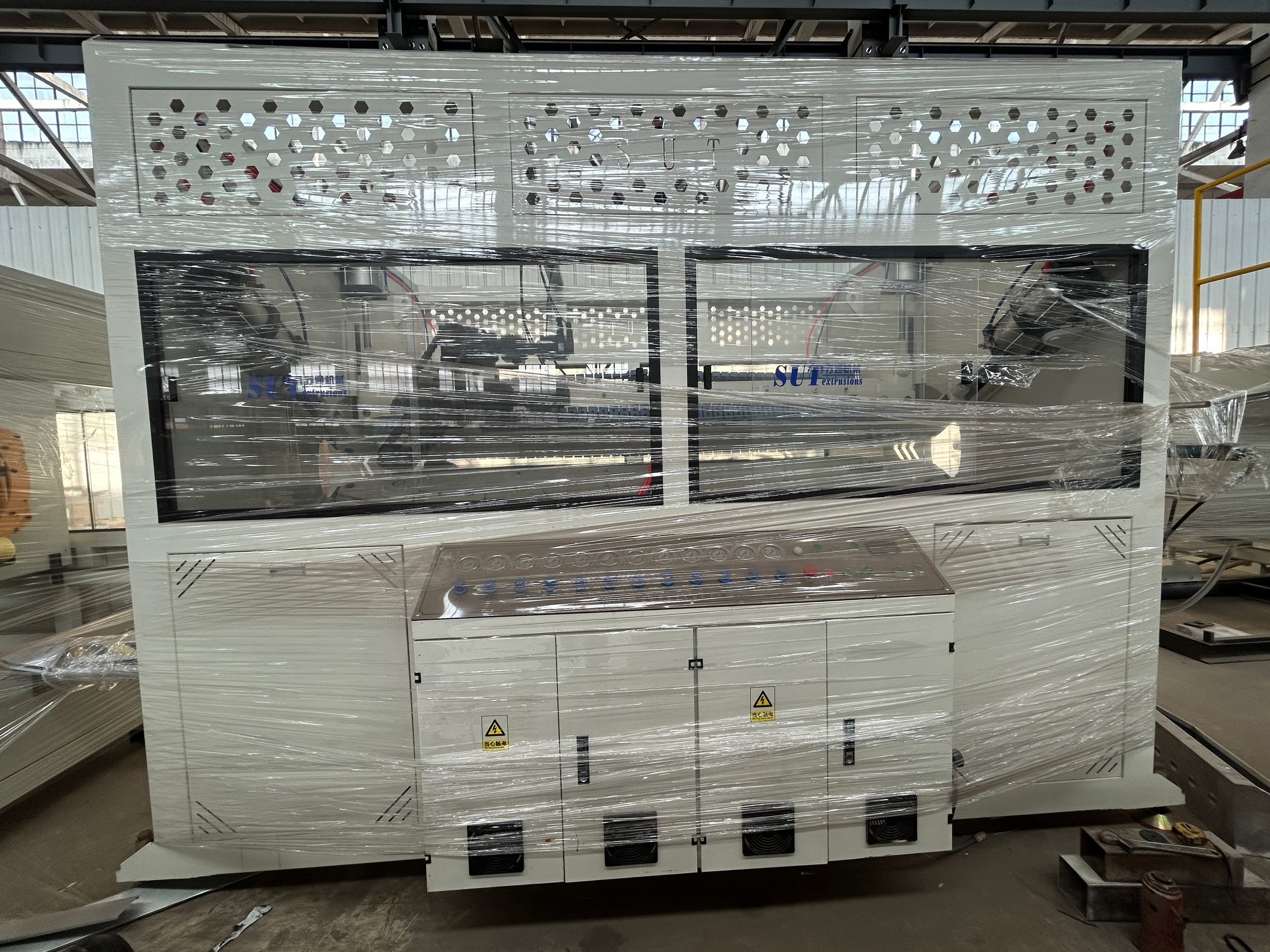 Automatic PE Plastic Water Pipe Extruder Cutter Production Line Machine