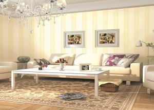 Wholesale Briliand Stripe Simple Colorful Home Wallpaper Natural Plant Fibers Sell Well In Market from china suppliers