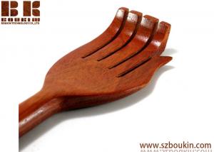 Wholesale solid wood back scratcher teak wood back scratcher exotic wood back scratcher  brown ,beige from china suppliers