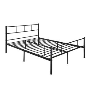 Wholesale Durable Round Tube Black Pipe Bed Frame Easy Assembly Adults Designs from china suppliers