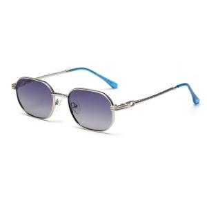 Wholesale Frameless Girls Metal Frame Women Polarized Fashion Sunglasses 137MM from china suppliers