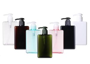 Wholesale 280ml Empty Lotion Bottle , Square Plastic Lotion Bottle Packaging Shampoo Usage from china suppliers